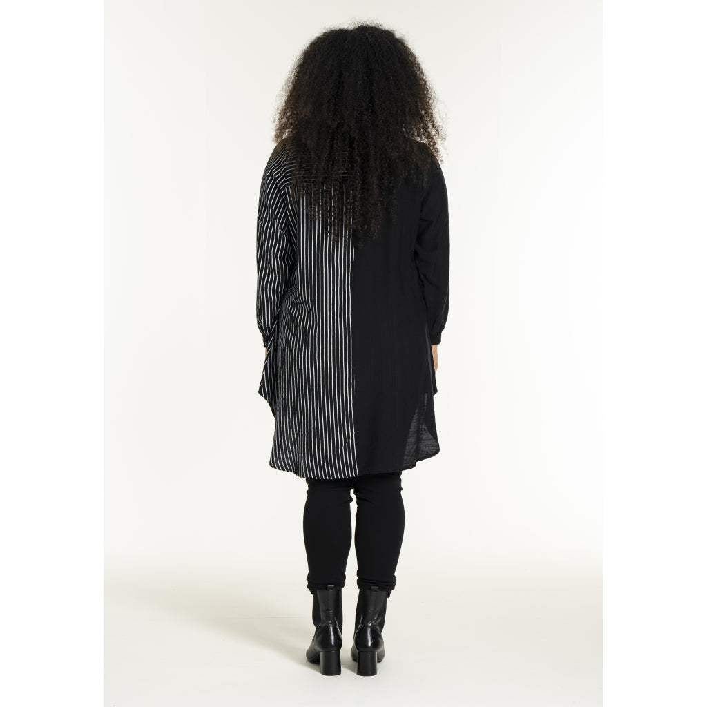 Studio SEmilie Shirt Shirt Black with white stripe