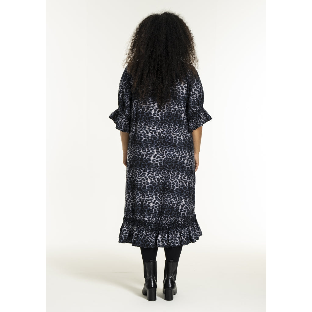 Studio SGena Dress Dress Navy animal print