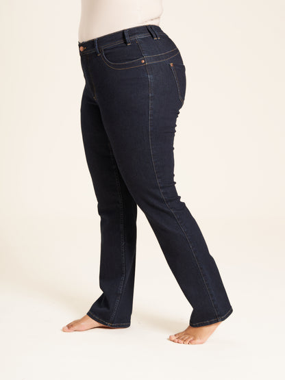 Studio Flatterende bootcut jeans fra STUDIO CLOTHING Jeans Blue