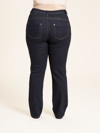 Studio Flatterende bootcut jeans fra STUDIO CLOTHING Jeans Blue