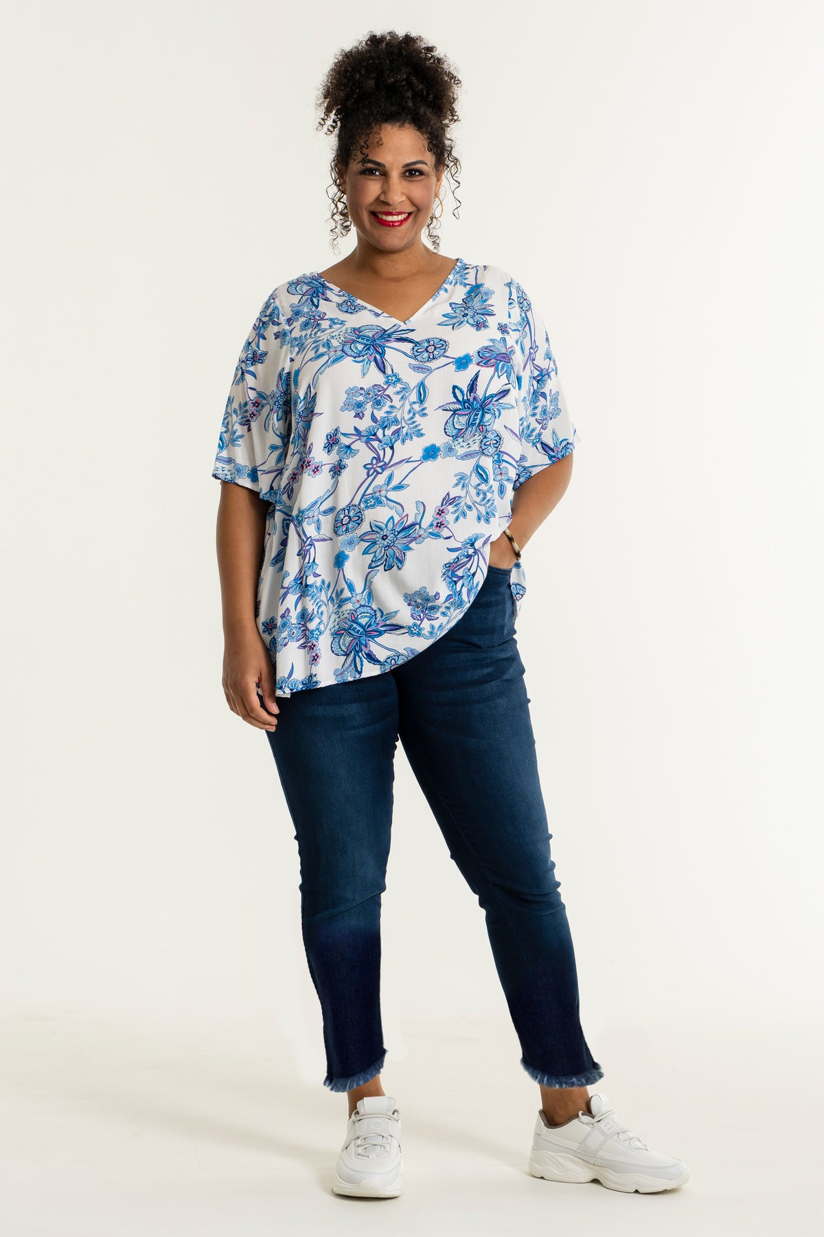 Studio Jeans with frings 099714 Pants