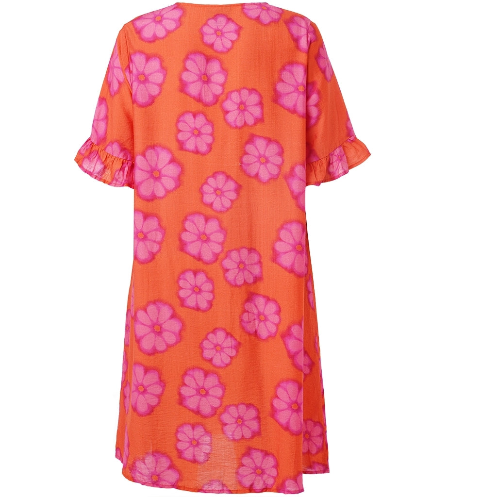 Studio SAda Dress Dress Orange with pink