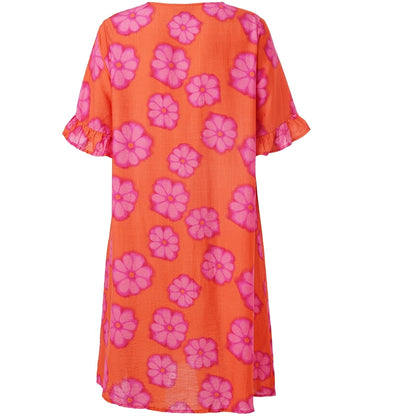Studio SAda Dress Dress Orange with pink