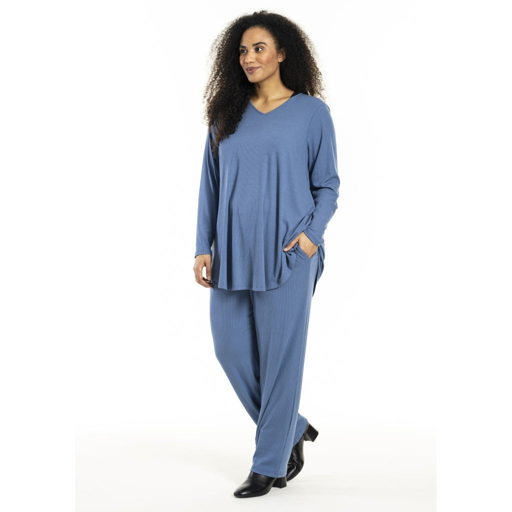 Studio SAlbine Rib staight leg trousers Trousers