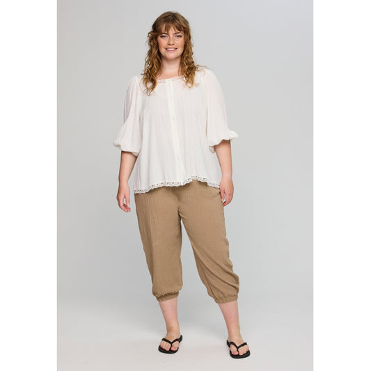 Studio SAntonia cardigan blouse Cardigan blouse White