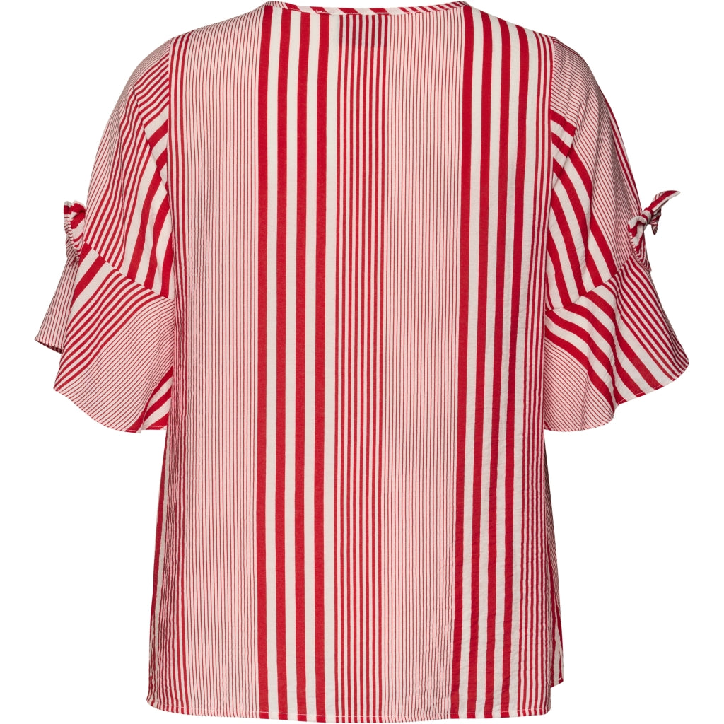 Studio SAutumn Blouse Blouse Red/White stripe