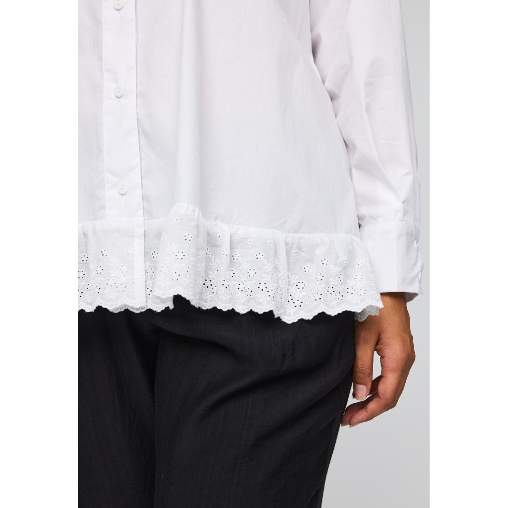 Studio SAven Shirt with lace Shirt White