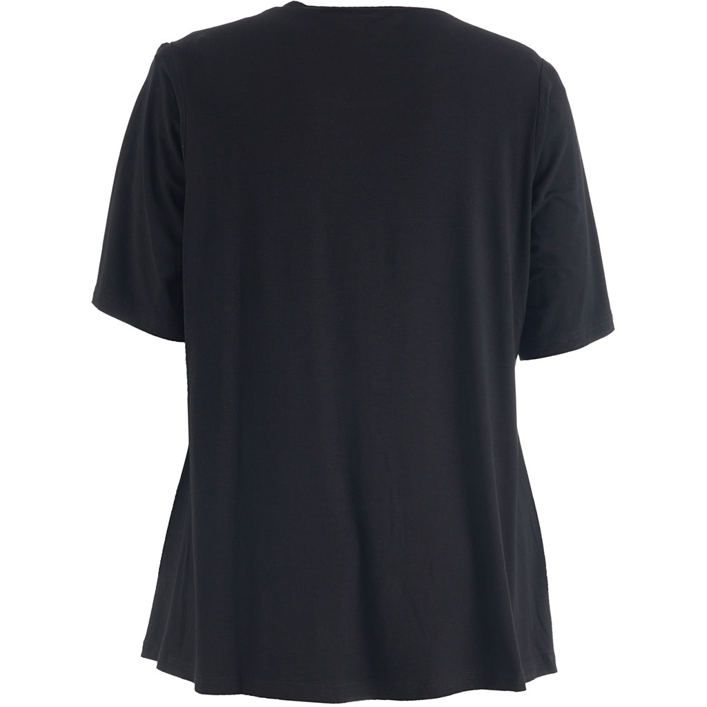 Studio SBella T-Shirt with print T-Shirt Black with white