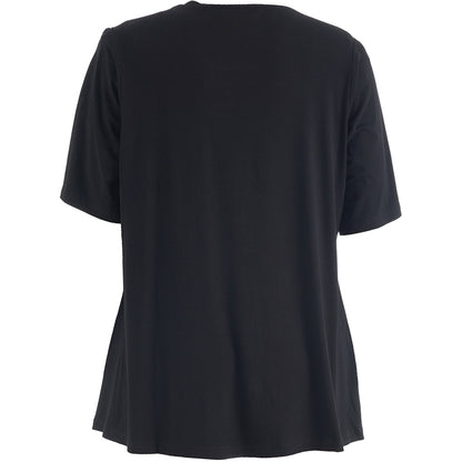 Studio SBella T-Shirt with print T-Shirt Black with white
