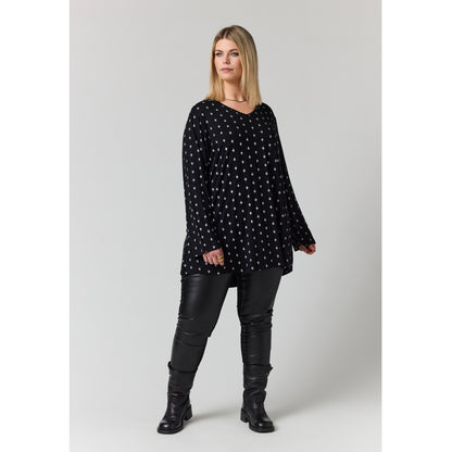 Studio SBerit Blouse Blouse black with white flowers