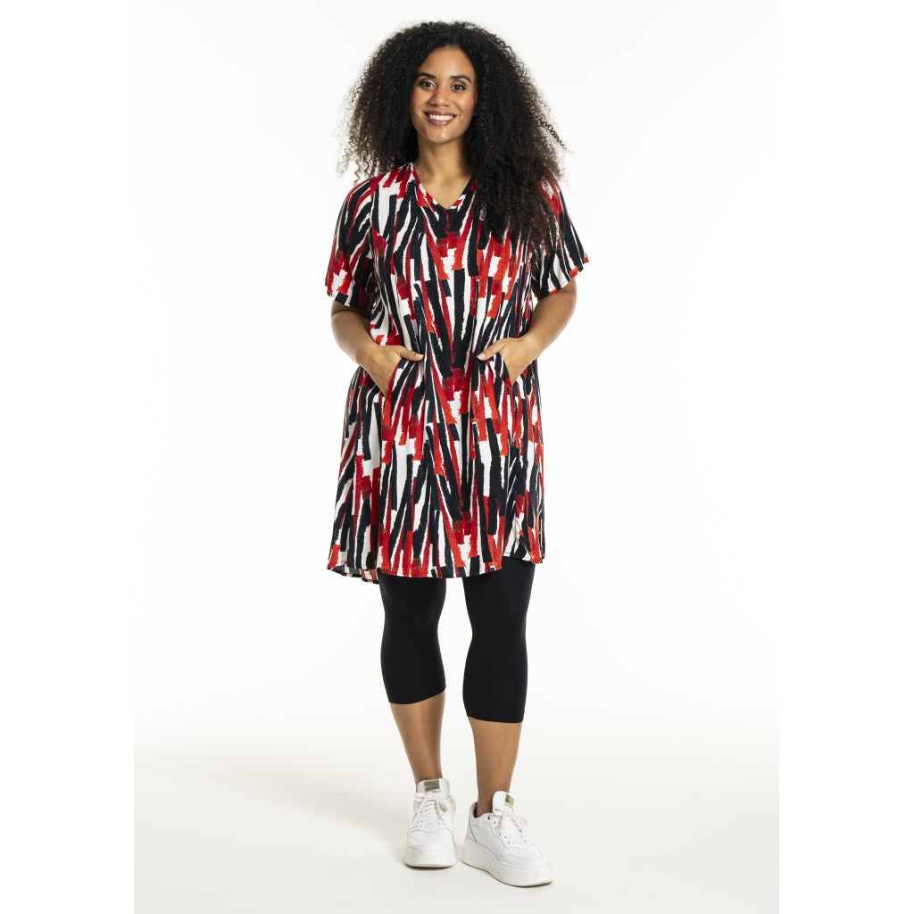 Studio SBirgitte Dress Dress White with red stripes