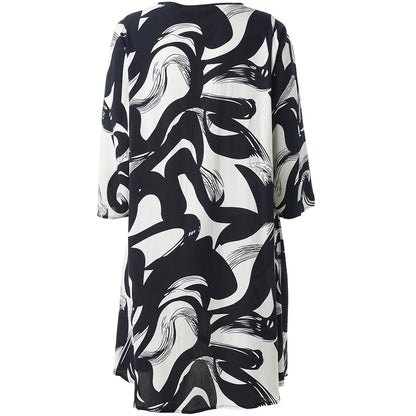 Studio SBirgitte Dress Dress Black with white design