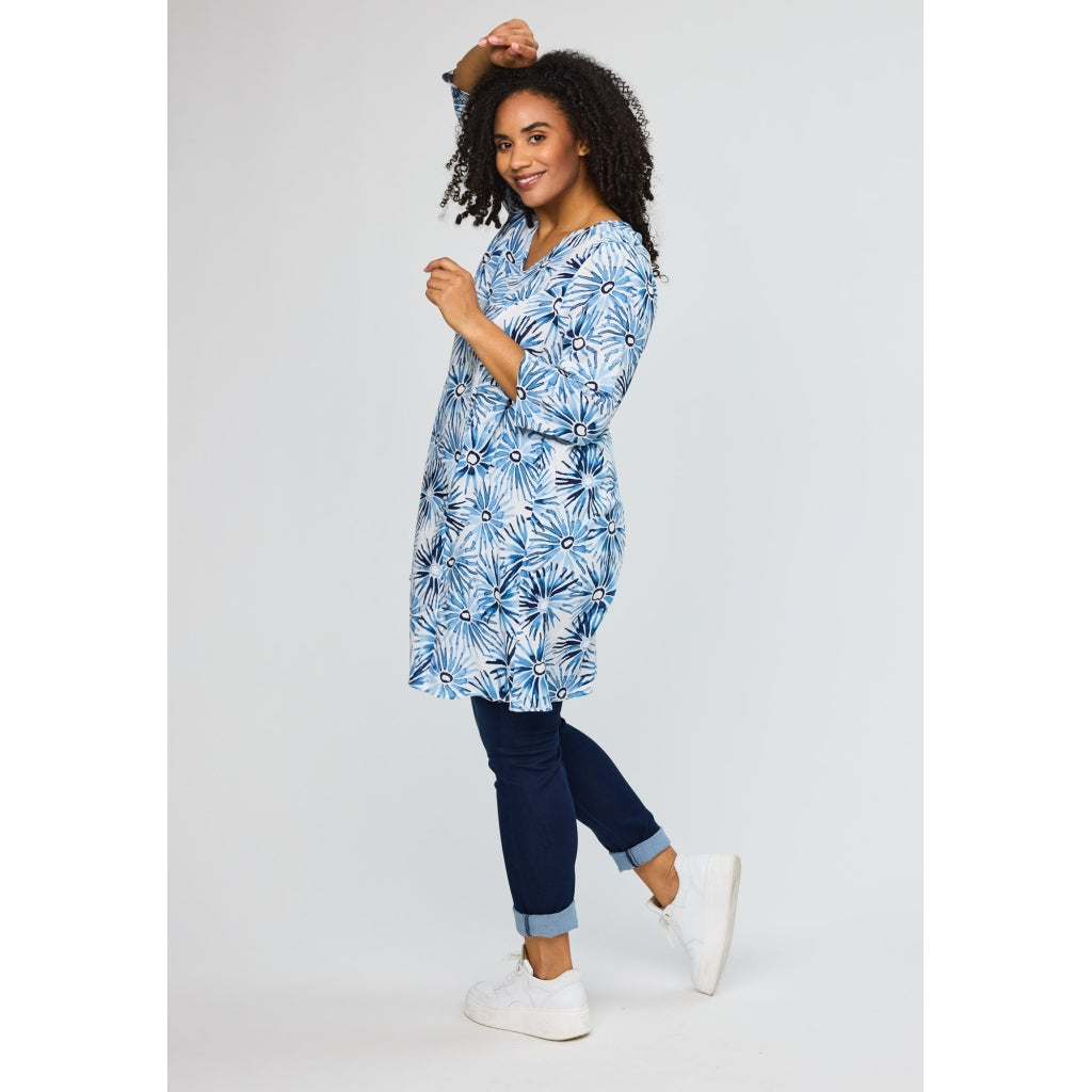 Studio SBirgitte Dress Dress White/blue flower