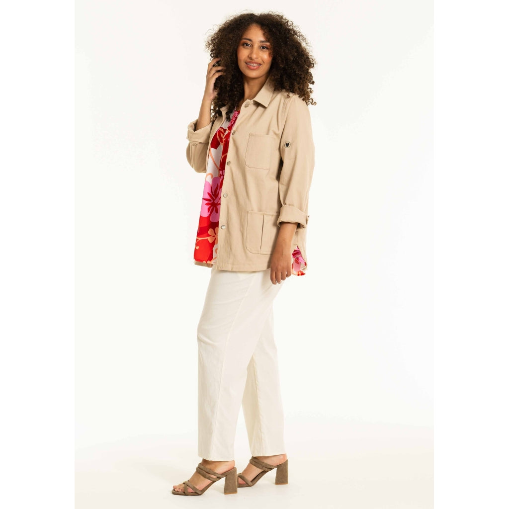 Studio SBirret Wide Trousers Trousers Off-White
