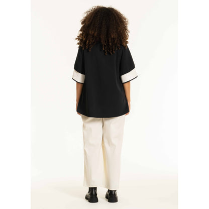 Studio SBirret Wide Trousers Trousers Off-White