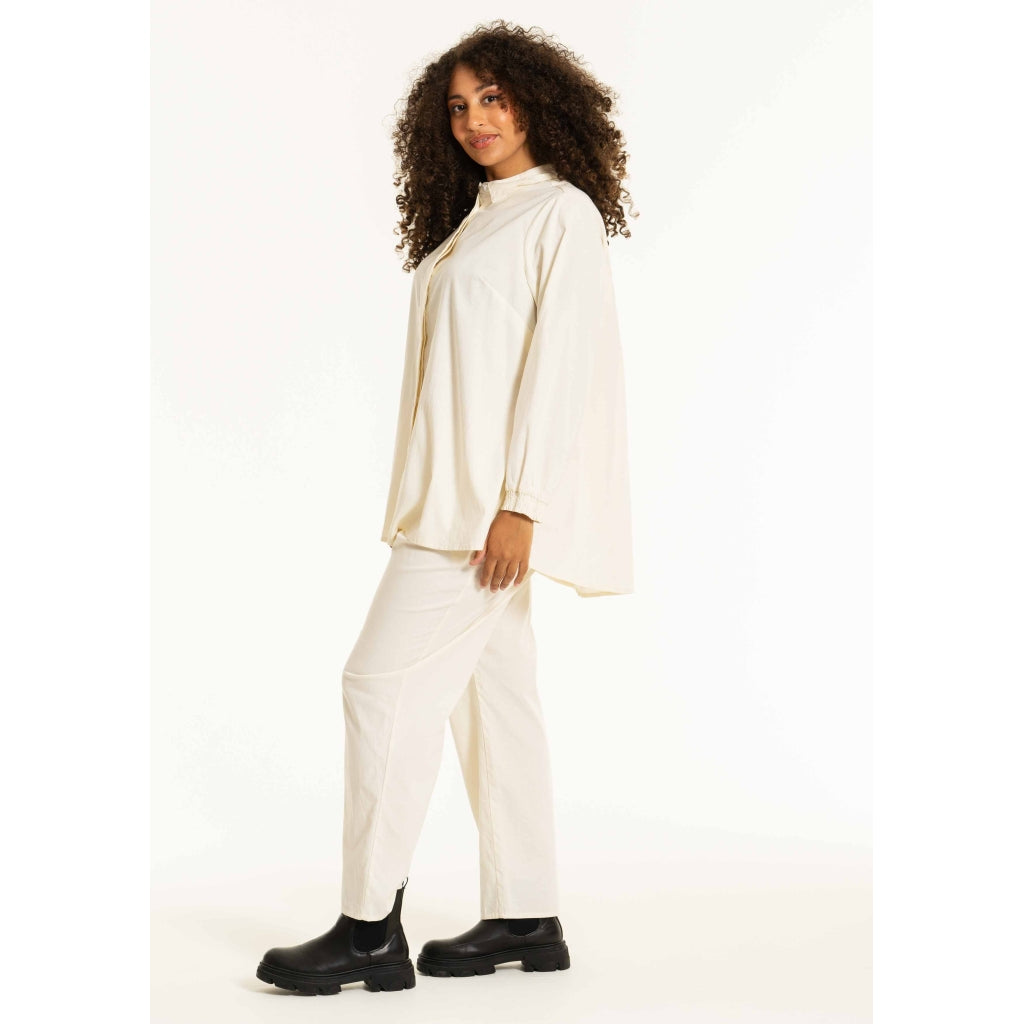 Studio SBirret Wide Trousers Trousers Off-White