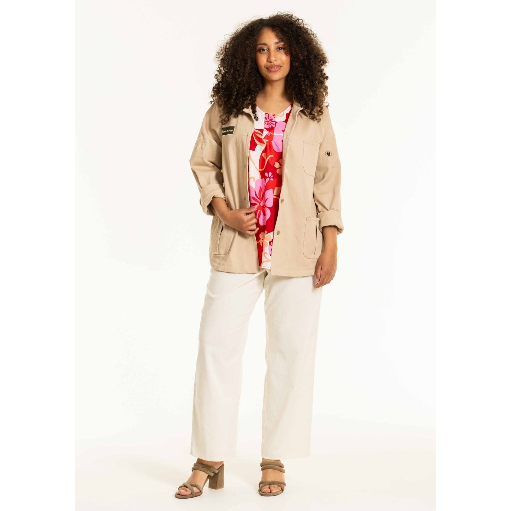 Studio SBirret Wide Trousers Trousers Off-White