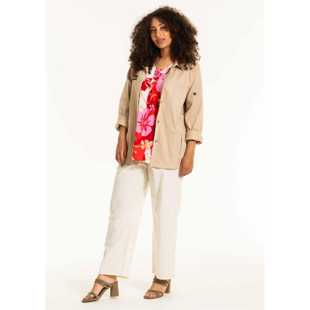 Studio SBirret Wide Trousers Trousers Off-White