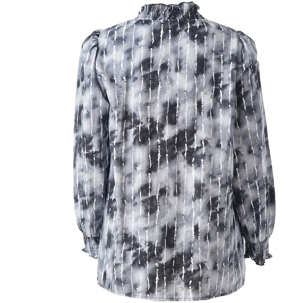 Studio SBonni Shirt Shirt Black grey batik