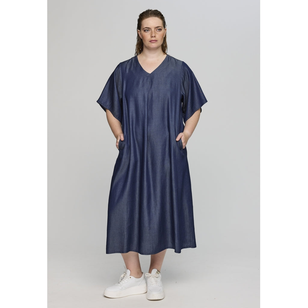 Studio SCarmen Dress Dress Dark blue denim look