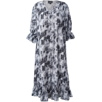 Studio SClara Dress Dress Black grey batik