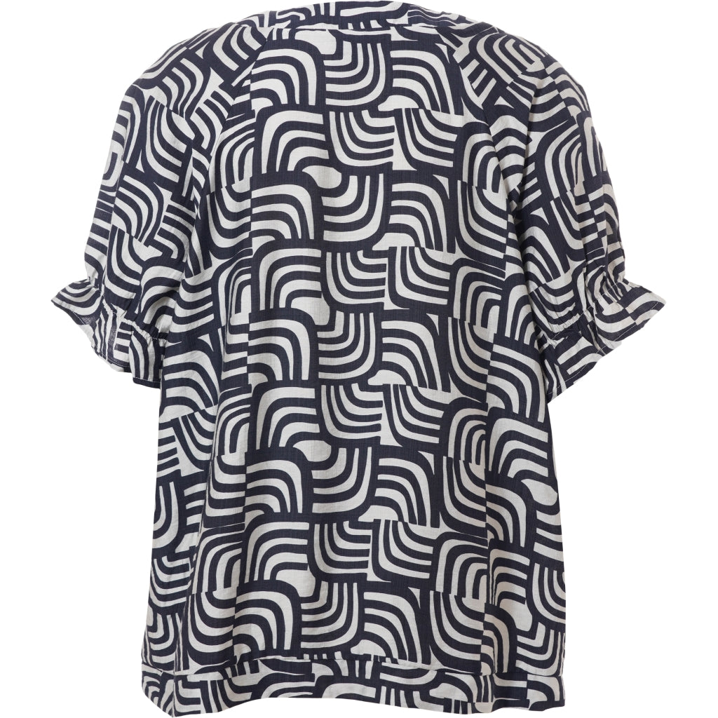 Studio SDasie Blouse Blouse Navy/Off-White