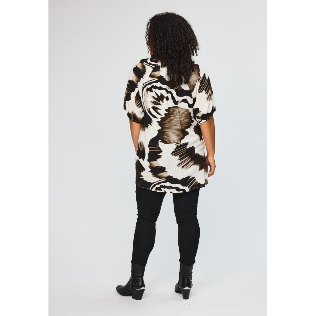 Studio SDorine Tunic Tunic Black/white brown design