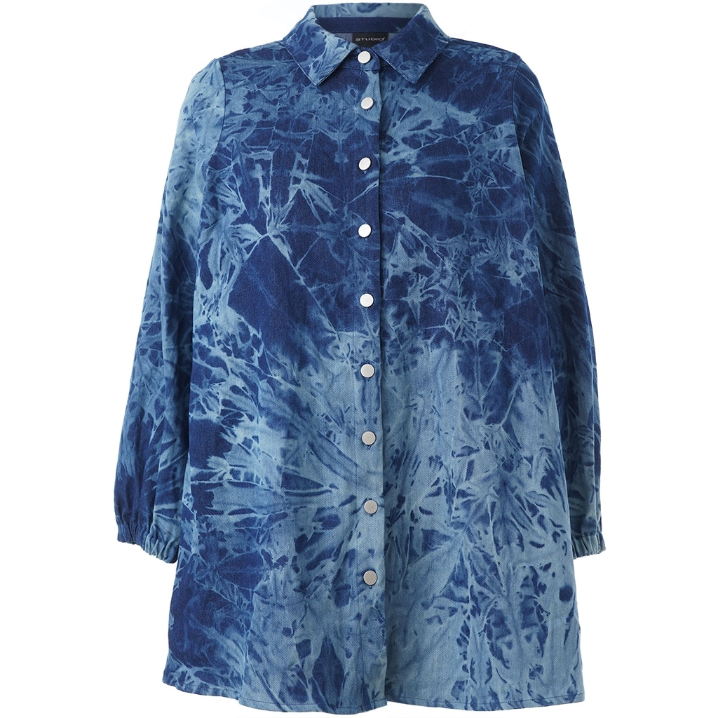 Studio SEllie Shirt Shirt Dark blue batik demin