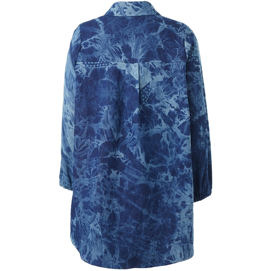 Studio SEllie Shirt Shirt Dark blue batik demin