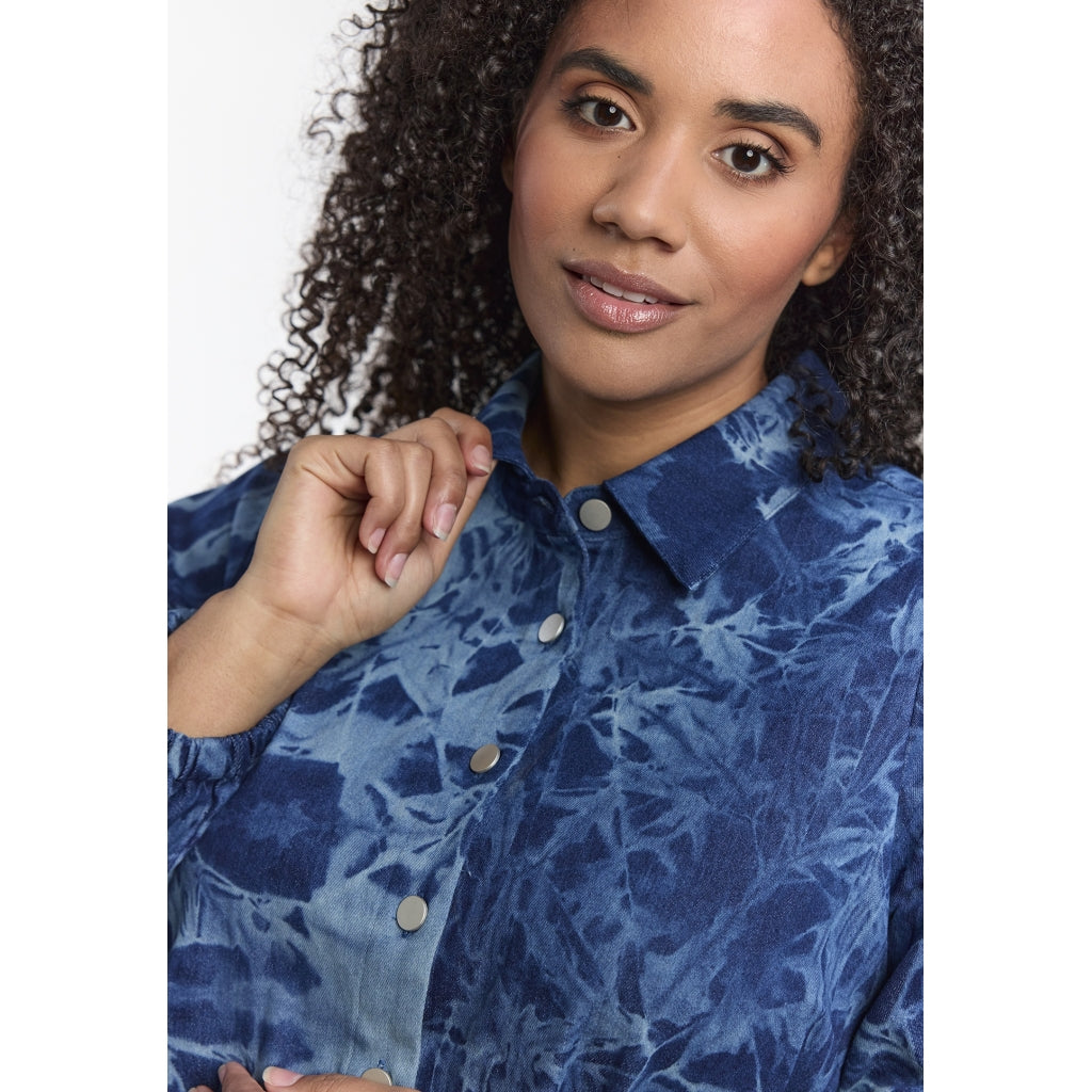 Studio SEllie Shirt Shirt Dark blue batik demin