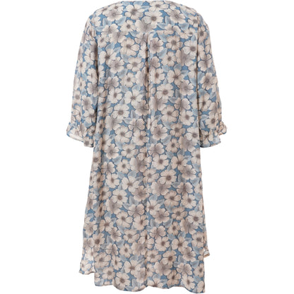 Studio SElma Tunic Tunic Blue/Sand flowers