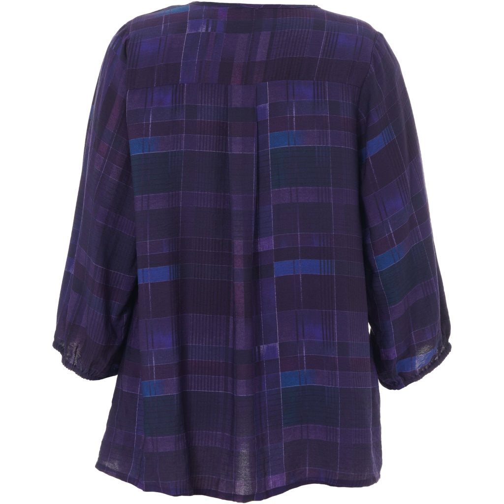 Studio SEmmy Blouse Blouse Purple Checks