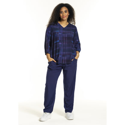 Studio SEmmy Blouse Blouse Purple Checks
