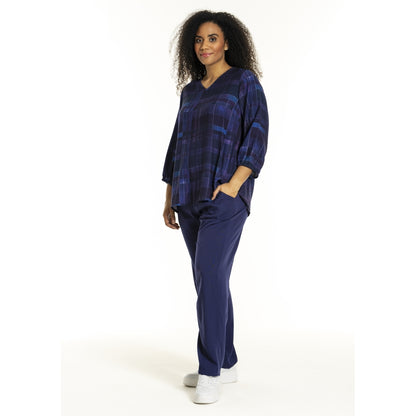 Studio SEmmy Blouse Blouse Purple Checks