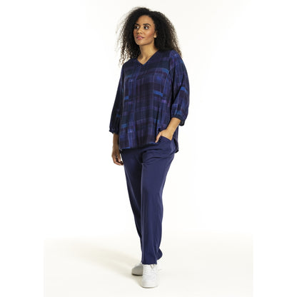 Studio SEmmy Blouse Blouse Purple Checks