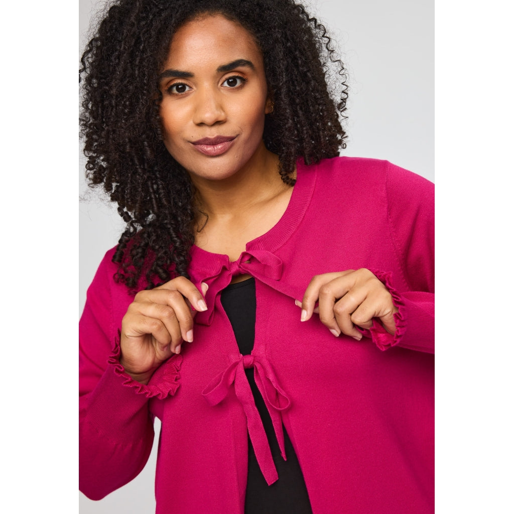 Studio SEva Carigan with tieband Cardigan Pink