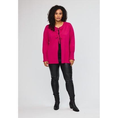 Studio SEva Carigan with tieband Cardigan Pink