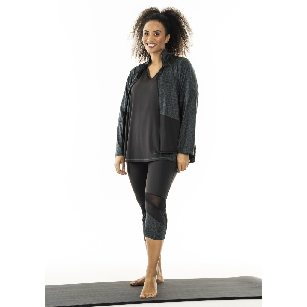 Studio SFitness Capri Capri Black with dusty green