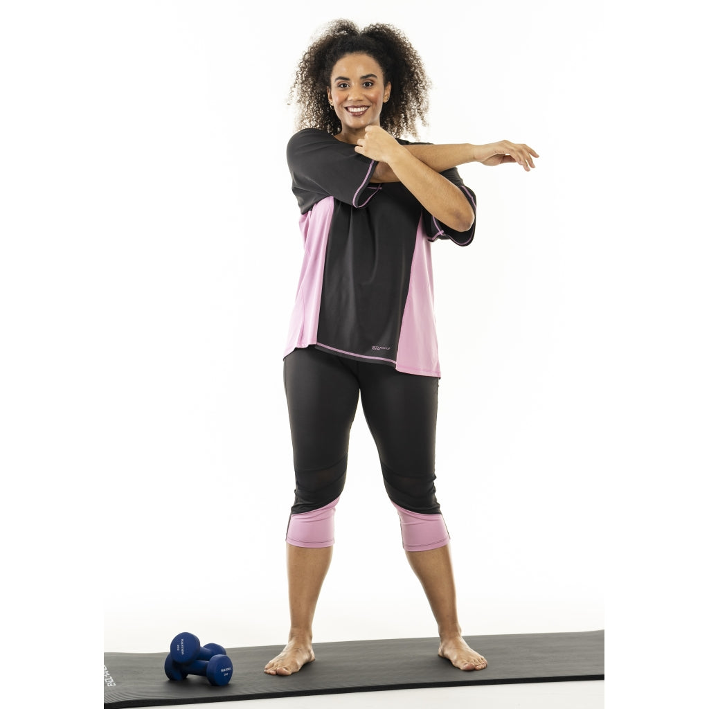 Studio SFitness Capri Capri Black with dusty rosa