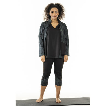 Studio SFitness Jacket Jacket Black with dusty green