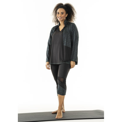 Studio SFitness Jacket Jacket Black with dusty green