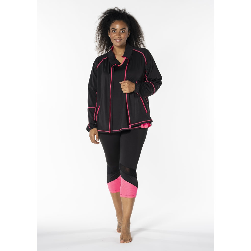 Studio SFitness Jacket Jacket Black with Pink