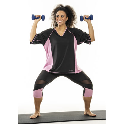 Studio SFitness T-shirt T-Shirt Black with dusty rosa
