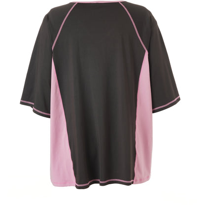 Studio SFitness T-shirt T-Shirt Black with dusty rosa