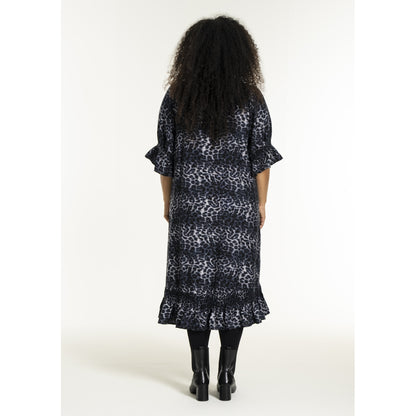 Studio SGena Dress Dress Navy animal print