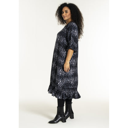 Studio SGena Dress Dress Navy animal print