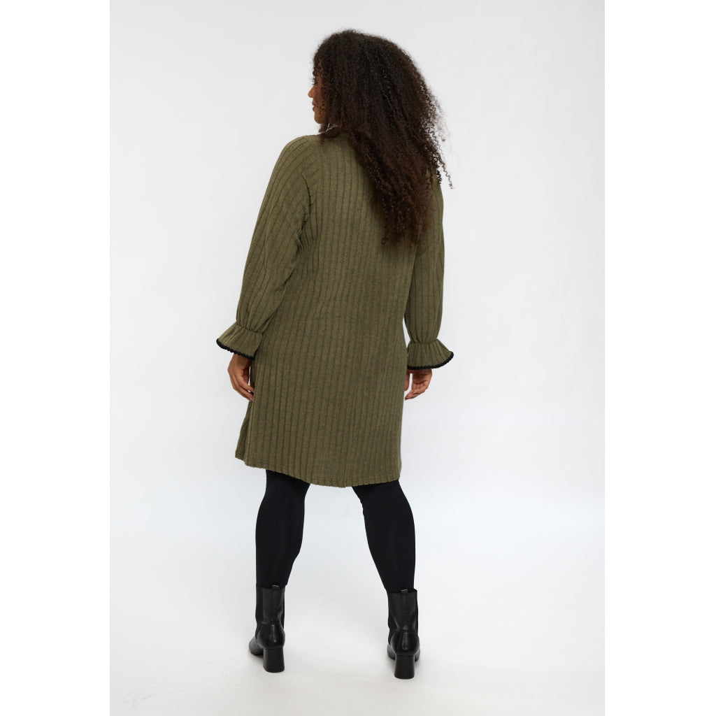 Studio SGerda Dress Dress Green with black deco