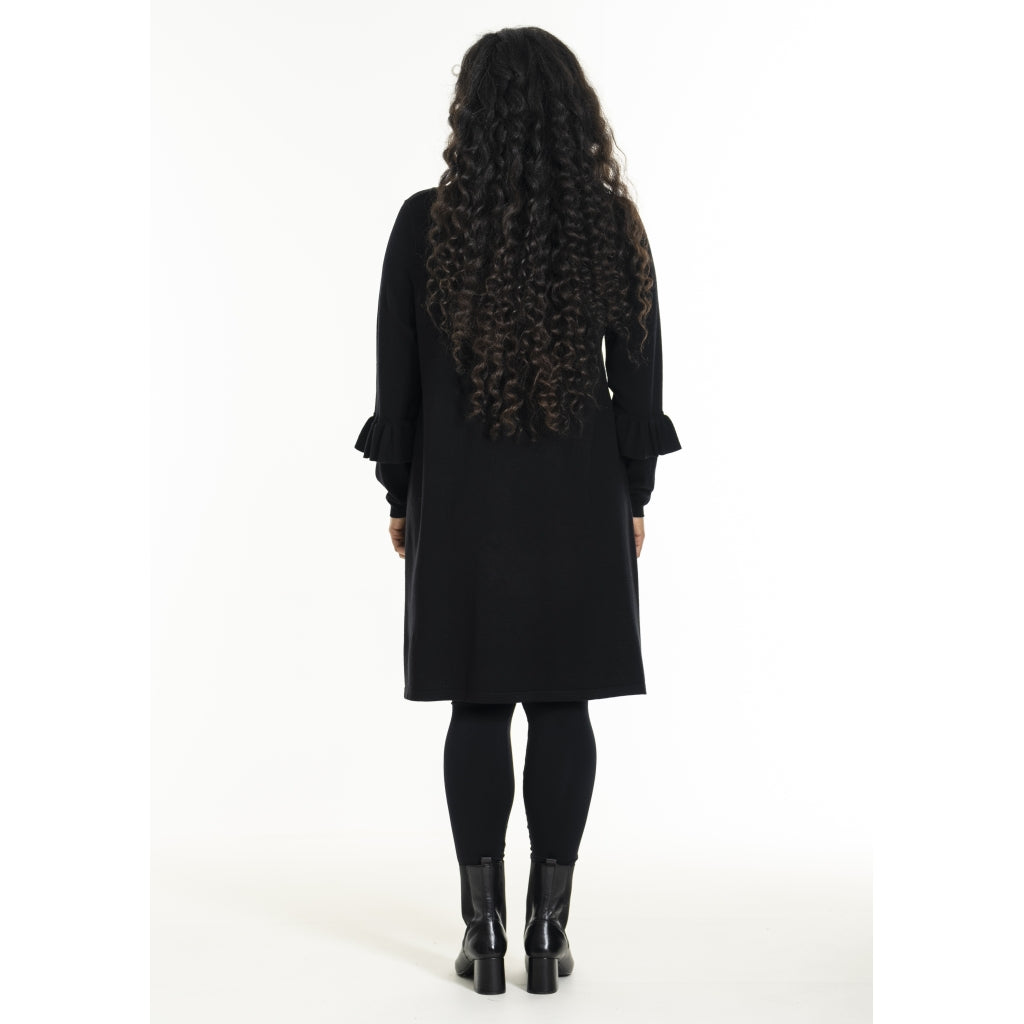 Studio SGitten knitted dress Dress Black