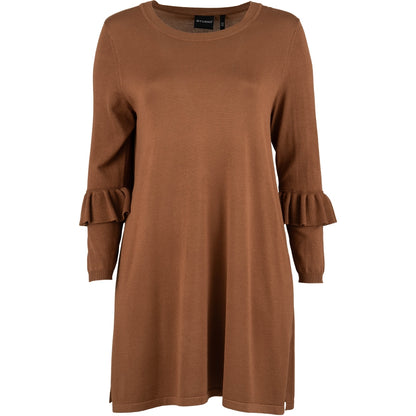 Studio SGitten knitted dress Dress Camel