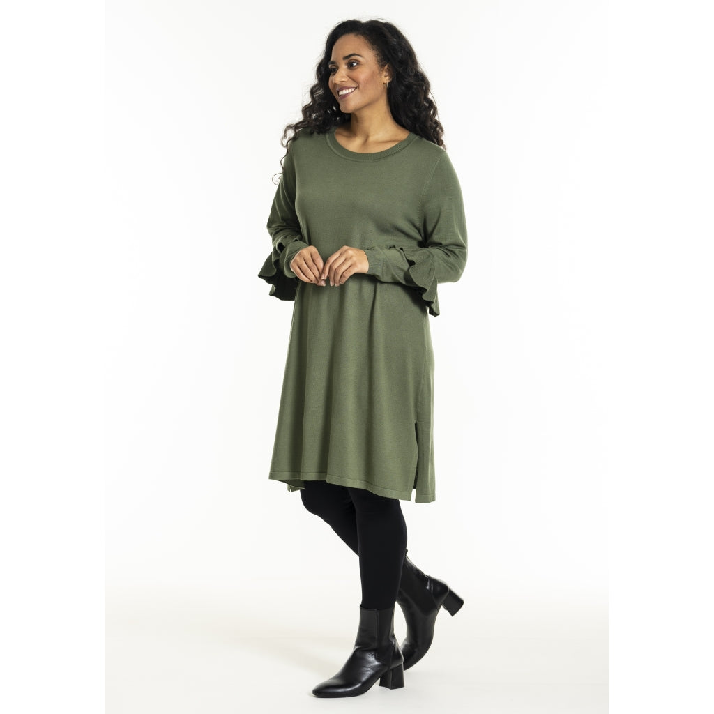 Studio SGitten knitted dress Dress Green